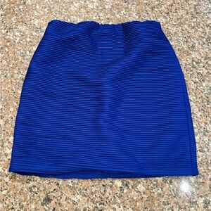 Forever 21 Vibrant Blue Pencil Skirt